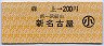 森上→200円(新名古屋・新一宮経由)・小児