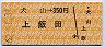 犬山→350円(上飯田)