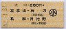 犬山→280円(左京山・石刀・名和・日比野)・小児