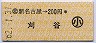 新名古屋→200円(刈谷)・小児
