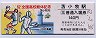 室蘭本線・苫小牧駅(140円券・昭和62年・JR券)