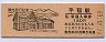 函館本線・手稲駅(140円券・昭和63年)