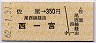佐屋→350円(西一宮・尾西線経由)