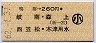 鳴海→260円(岐南・森上・西笠松・木津用水)・小児