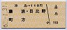津島→110円(藤浪・日比野・町方)