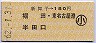 新舞子→180円(堀田・東名古屋港・半田口)・小児