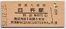 日豊本線・臼杵駅(60円券・昭和52年)