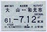 東武鉄道★大山⇔和光市(通勤・61年7月12日まで)