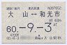東武鉄道★大山⇔和光市(通勤・60年9月3日まで)