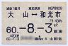 東武鉄道★大山⇔和光市(通勤・60年8月3日まで)
