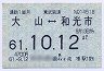 東武鉄道★大山⇔和光市(通勤・61年10月12日まで)