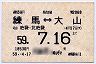 西武鉄道★練馬⇔大山(通勤・59年7月16日まで)