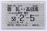 西武鉄道★練馬⇔高田馬場(通勤・58年2月5日まで)