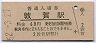 北陸本線・敦賀駅(60円券・昭和52年)