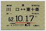 JR東★川口⇔東十条(通勤・62年10月17日まで)