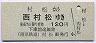 蒲原鉄道★村松→西村松(120円)0659