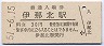 飯田線・伊那北駅(30円券・昭和51年)