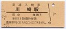 東海道本線・川崎駅(30円券・昭和51年)