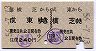 往復券★成東から横芝ゆき(昭和56年)