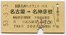 国鉄名神ハイウェイ★名古屋→名神彦根(700円・2)