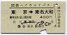 国鉄ハイウェイバス★東京→東名大和(400円・B)