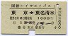 国鉄ハイウェイバス★東京→東名清水(1600円・B)