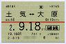 赤線1条・試験・通勤定期★土気→大原(平成2年)