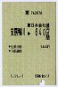 [東]金額式★安房鴨川→640円(平成元年)