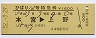 列車名印刷★ひばり12号・特急券(本宮→上野)