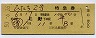 ひたち2号・特急券(上野→平・昭和50年)