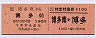 乗車券+特定特急券★博多南→博多1984