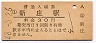 奥羽本線・新庄駅(30円券・昭和48年)