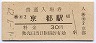 東海道本線・京都駅(30円券)