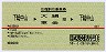 赤線1条・往復割引乗車券★下総中山→大網・東金