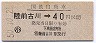 国鉄バス・青地紋★陸前古川→40円区間(昭和50年)
