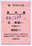 車急式・急行券(石岡駅60)
