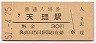 桜井線・天理駅(30円券・昭和51年)