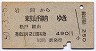 岩間→東京山手線内(昭和50年)