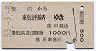 鹿沼→東京山手線内(昭和53年)
