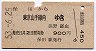 保田→東京山手線内(昭和53年)