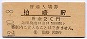 信越本線・柏崎駅(20円券・昭和42年)