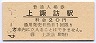 中央本線・上諏訪駅(20円券・昭和43年)