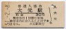 宇野線・大元駅(30円券・昭和51年)