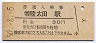 水郡線・常陸太田駅(30円券・昭和50年)
