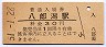 奥羽本線・八郎潟駅(30円券・昭和51年)