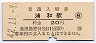 東北本線・浦和駅(20円券・昭和42年)
