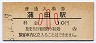 東海道本線・蒲田駅(10円券・小児)