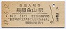高山本線・飛騨金山駅(30円券・昭和49年)