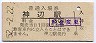 福塩線・神辺駅(30円券・昭和52年)