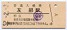 常磐線・友部駅(30円券・昭和52年)